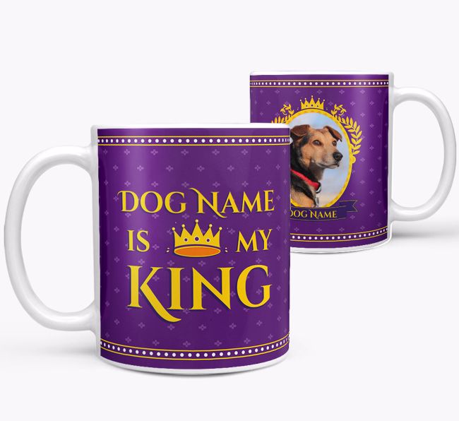 My King: Personalised {breedFullName} Photo Upload Mug